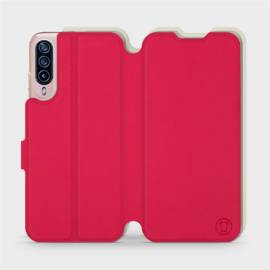 Etui Soft Touch do HTC Desire 22 Pro - wzór Żywa czerwień z platyną