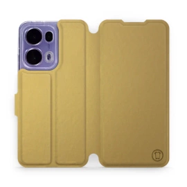 Etui do OPPO Reno 13 Pro - wzór Gold&Orange