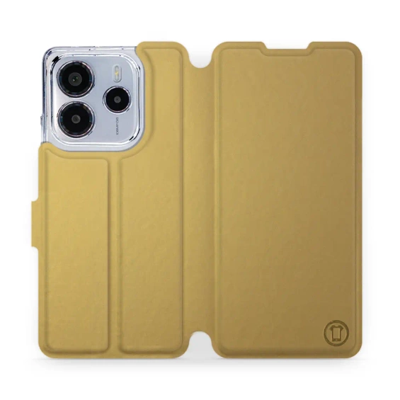 Etui do Xiaomi Redmi Note 14 4G - wzór Gold&Gray