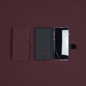 Etui Soft Touch do Xiaomi Redmi 15 - wzór Matowy burgund z czernią