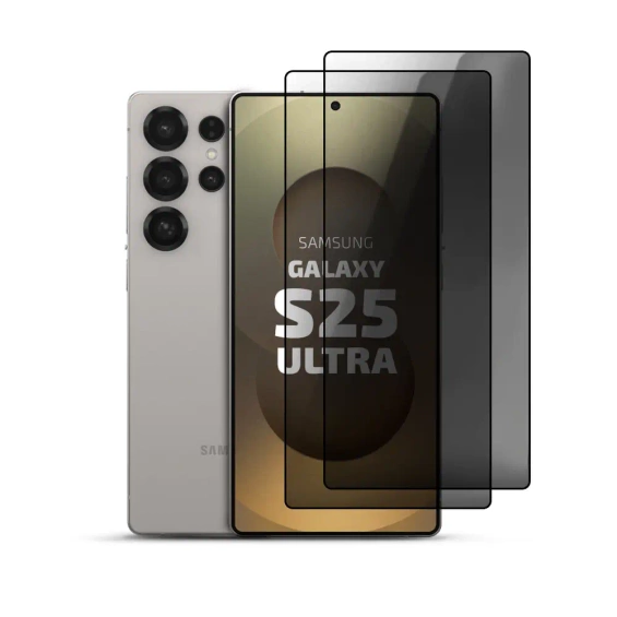 Zestaw 2x Prywatyzujące szkło hartowane 9H do Samsung Galaxy S25 Ultra