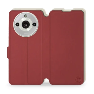 Etui Soft Touch do Realme 11 Pro - wzór Zachodząca czerwień z platyną