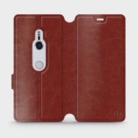 Etui do Sony Xperia XZ3 - wzór Brown&Orange