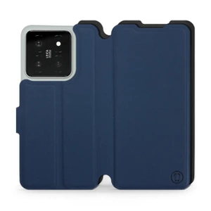 Etui Soft Touch do Xiaomi 14 - wzór Głęboki granat z czernią