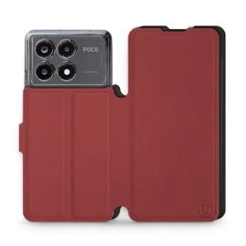 Etui Soft Touch do Xiaomi POCO X6 Pro - wzór Zachodząca czerwień z czernią