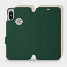 Etui Soft Touch do Xiaomi Redmi Note 5 - wzór Miejska zieleń z platyną