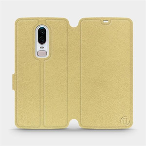 Etui do OnePlus 6 A6000 - wzór Gold&Orange