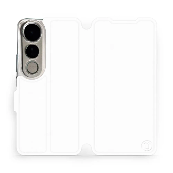 Etui do Vivo V50 Lite - wzór White&Orange