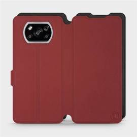 Etui Soft Touch do Xiaomi POCO X3 NFC - wzór Zachodząca czerwień z czernią