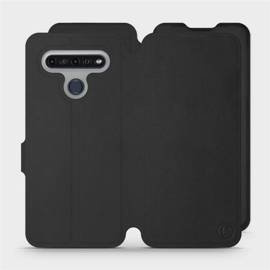 Etui Soft Touch do LG K61 - wzór Satynowa czerń
