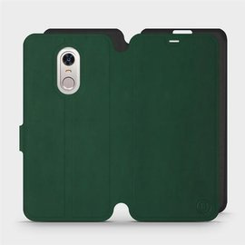 Etui Soft Touch do Xiaomi Redmi 5 Plus - wzór Miejska zieleń z czernią
