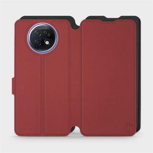 Etui Soft Touch do Xiaomi Redmi Note 9T - wzór Zachodząca czerwień z czernią