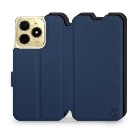 Etui Soft Touch do Realme C61 - wzór Głęboki granat z czernią