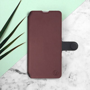 Etui Soft Touch do Xiaomi 13 Pro - wzór Matowy burgund z czernią