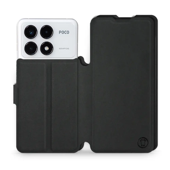 Etui Soft Touch do Xiaomi POCO F6 Pro - wzór Satynowa czerń