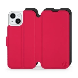 Etui Soft Touch do Apple iPhone 15 - wzór Żywa czerwień z czernią