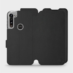 Etui Soft Touch do Motorola Moto G8 Power - wzór Satynowa czerń