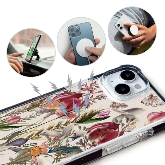 Etui MagSafe Elite Bumper Apple iPhone 15 Pro Max - wzór D002D