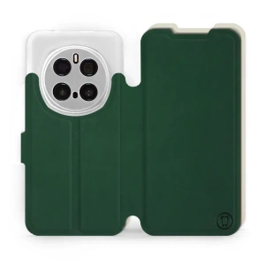 Etui Soft Touch do Huawei Honor Magic7 Pro 5G - wzór Miejska zieleń z platyną