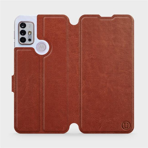 Etui do Motorola Moto G10 - wzór Brown&Gray