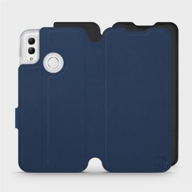 Etui Soft Touch do Huawei Honor 10 Lite - wzór Głęboki granat z czernią
