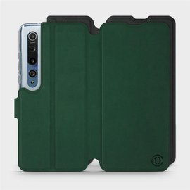 Etui Soft Touch do Xiaomi Mi 10 - wzór Miejska zieleń z czernią