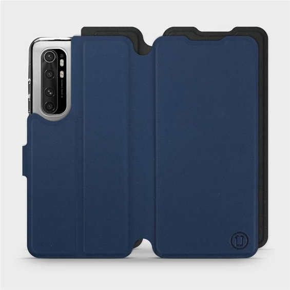 Etui Soft Touch do Xiaomi Mi Note 10 Lite - wzór Głęboki granat z czernią
