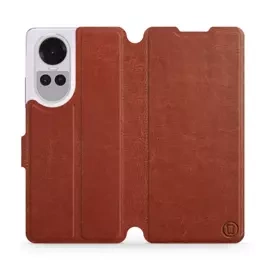 Etui do OPPO Reno 10 Pro 5G - wzór Brown&Orange