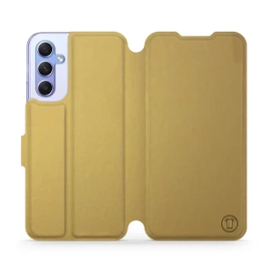 Etui do Samsung Galaxy A34 5G - wzór Gold&Orange