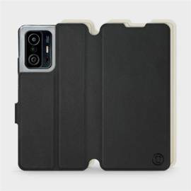 Etui Soft Touch do Xiaomi 11T - wzór Satynowa czerń z platyną