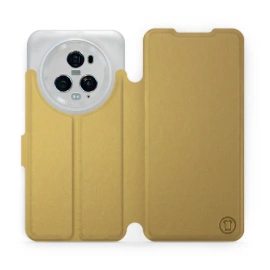 Etui do Huawei Honor Magic5 Pro 5G - wzór Gold&Orange