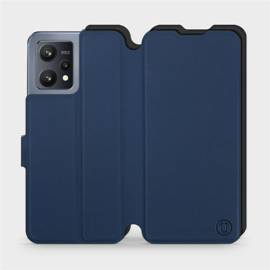 Etui Soft Touch do Realme 9 - wzór Głęboki granat z czernią