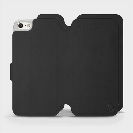 Etui Soft Touch do Apple iPhone 5s - wzór Satynowa czerń