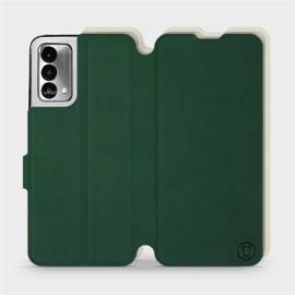 Etui Soft Touch do Realme GT Master Edition - wzór Miejska zieleń z platyną