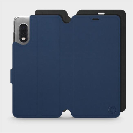 Etui Soft Touch do Samsung Galaxy Xcover PRO - wzór Głęboki granat z czernią
