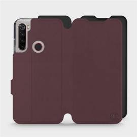 Etui Soft Touch do Xiaomi Redmi Note 8 - wzór Matowy burgund z czernią