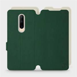 Etui Soft Touch do OnePlus 7 Pro - wzór Miejska zieleń z platyną