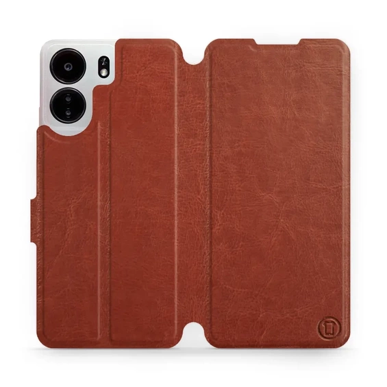 Etui do Xiaomi POCO C65 - wzór Brown&Orange