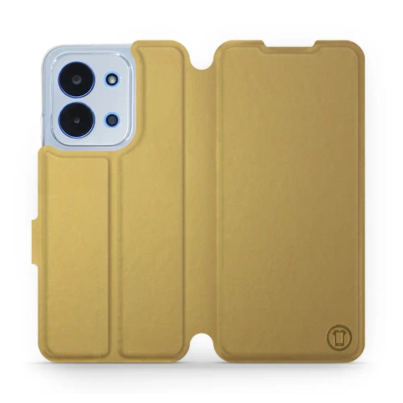 Etui do Xiaomi Redmi 15C 4G - wzór Gold&Orange