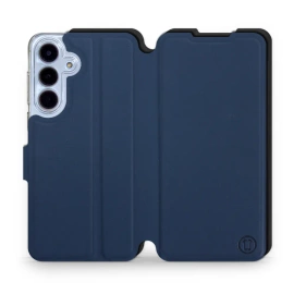 Etui Soft Touch do Samsung Galaxy S25 FE 5G - wzór Głęboki granat z czernią