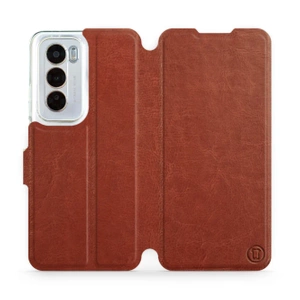 Etui do OPPO Reno 12 5G - wzór Brown&Gray