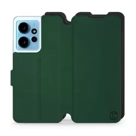 Etui Soft Touch do Xiaomi Redmi Note 12 4G - wzór Miejska zieleń z czernią