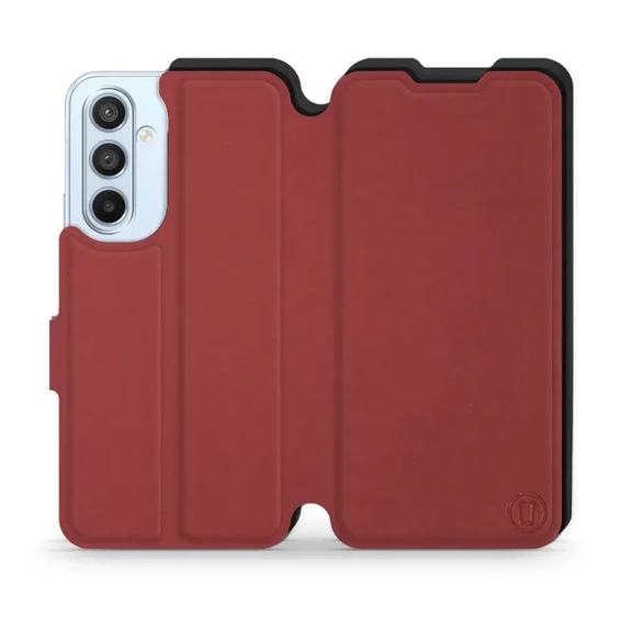 Etui Soft Touch do Samsung Galaxy A54 - wzór Zachodząca czerwień z czernią