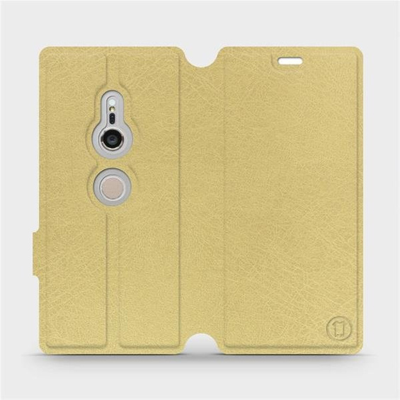 Etui do Sony Xperia XZ2 - wzór Gold&Orange