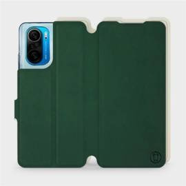 Etui Soft Touch do Xiaomi POCO F3 - wzór Miejska zieleń z platyną