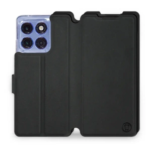 Etui Soft Touch do Motorola Edge 60 Pro - wzór Satynowa czerń