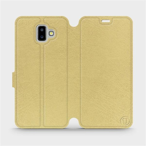 Etui do Samsung Galaxy J6 Plus 2018 - wzór Gold&Orange