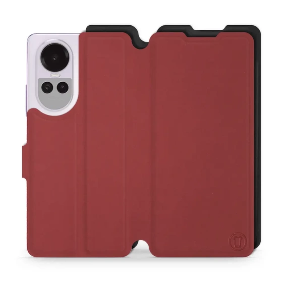 Etui Soft Touch do OPPO Reno 10 Pro 5G - wzór Zachodząca czerwień z czernią