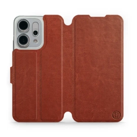 Etui do OPPO Reno 14 5G - wzór Brown&Gray