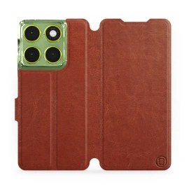 Etui do Motorola Edge 70 - wzór Brown&Orange